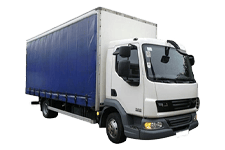 Car Hire Essex - 7.5 Tonne Curtain Side Truck - Truck hire Essex